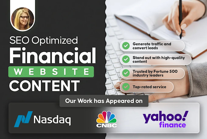 provide SEO optimized financial copywriting