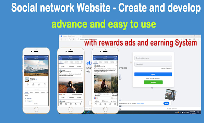 build social media websites for you