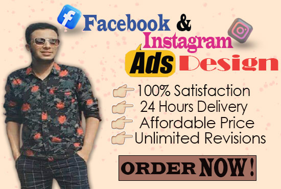 design creative facebook ads and instagram ads