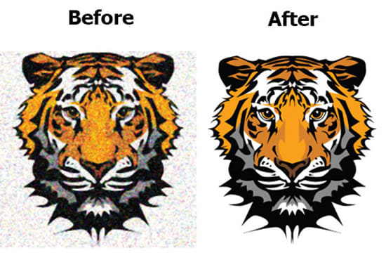 Convert image and logo to vector file,vector source file by