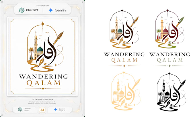 fix ai generated logo text and convert it to vector eps svg cdr