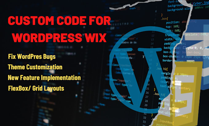 add custom html css to wordpress wix