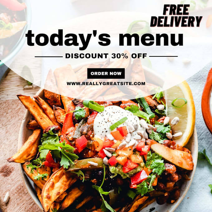 design billboard, signage and menu design