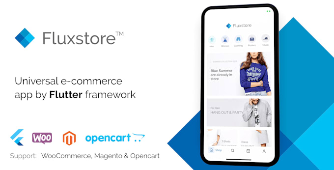 customize and run fluxstore app on your ecommerce platoform