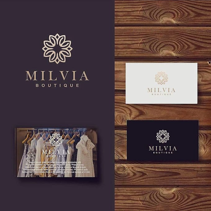 create modern trendy unique business logo design