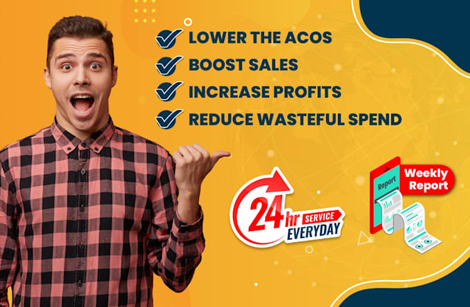 do amazon sponsored PPC ads campaigns setup, optimisation and management