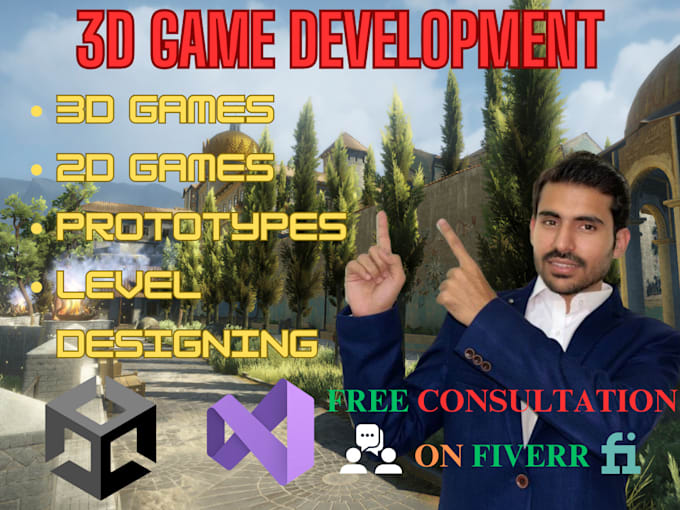 develop 3d games in unity
