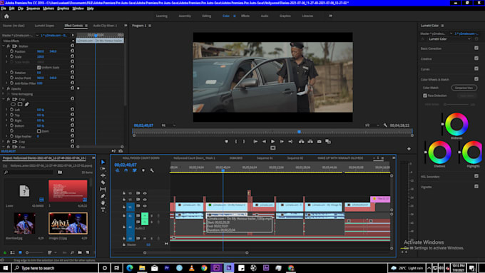 do professional video editing and post production