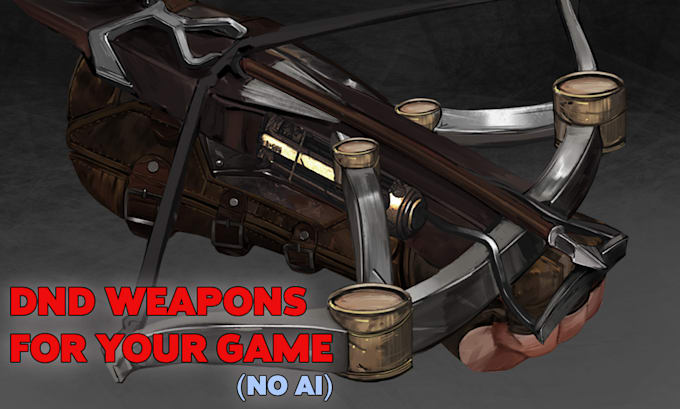 draw custom dnd weapons, magic items, and fantasy equipment