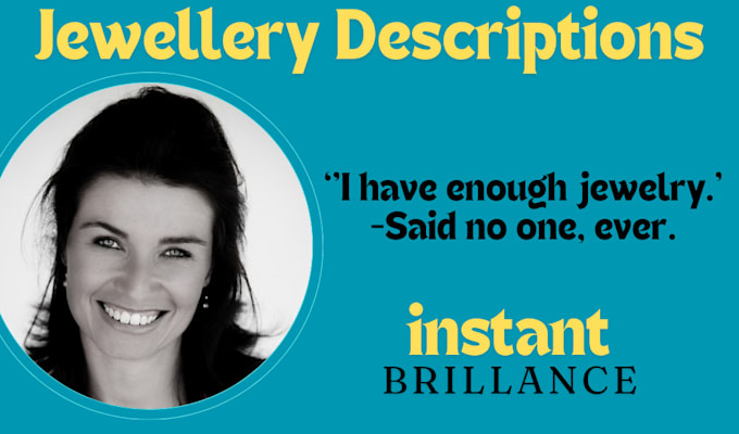 write jewelry product descriptions for your website