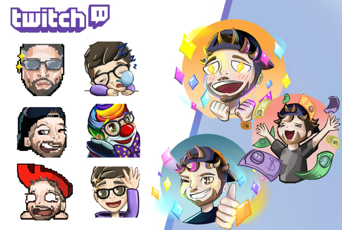 Create custome discord or twitch emotes and sub for you by Dist11 | Fiverr
