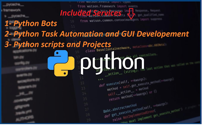 Do gui developement, task automation and scripts in python by ...