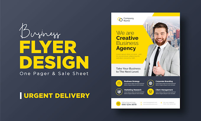 design urgent flyer, birthday, credit repair, medical, gym, sports, sale sheet