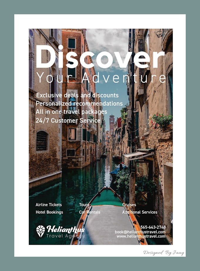 design credit repair tax, travel and event flyer with motion
