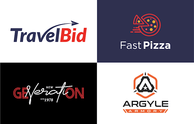 create unique business logo in modern style