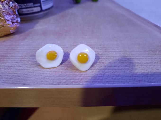 make polymer clay food earrings for you