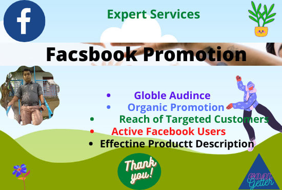 do  facebook promotion for any company