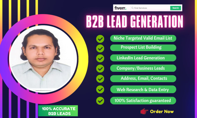do b2b lead generation and linkedin leads for any industries