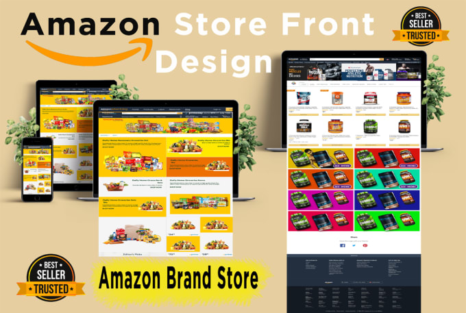 Create amazon storefront design by Mianusama11 | Fiverr