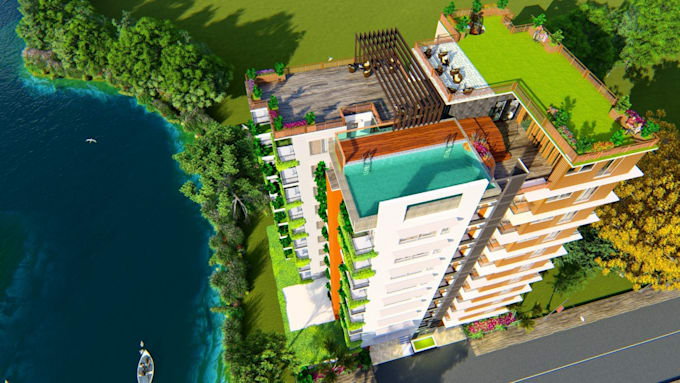 Do architectural design 3d render by Murad741 Fiverr