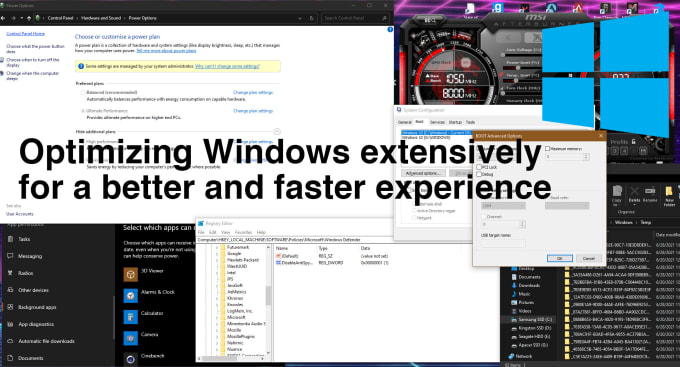 Optimize windows 10 to maximize its full potential by P0ck3tz  Fiverr