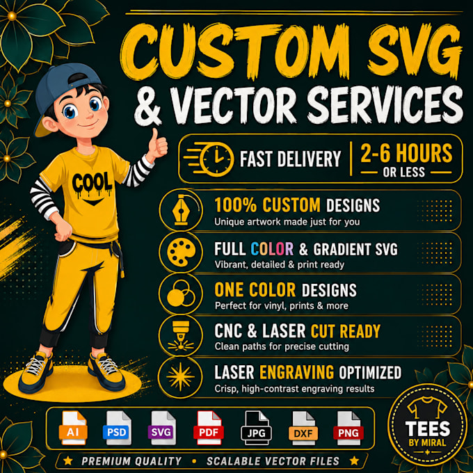 design, vectorize, redesign, create, update,convert to svg your logo in 24 hours