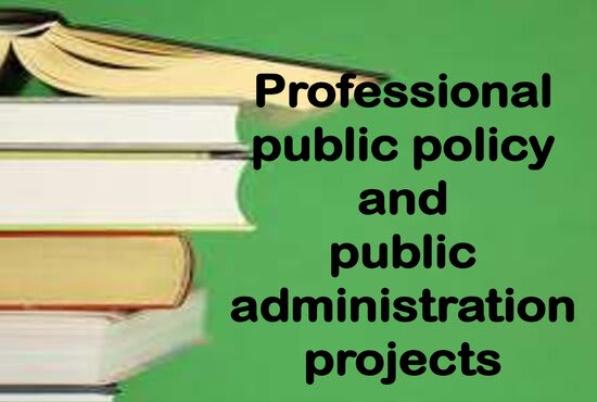 handle public administration and public policy tasks