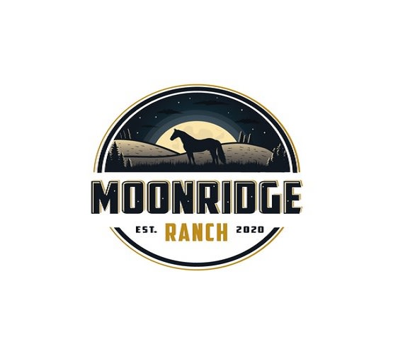design moonridge ranch logo