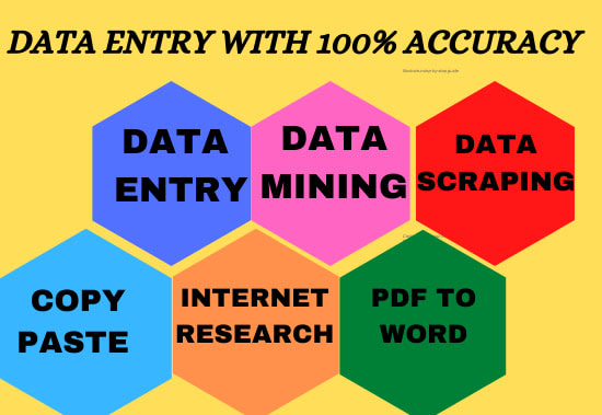 do fastest data entry, data mining, data scraping, copy paste, internet research