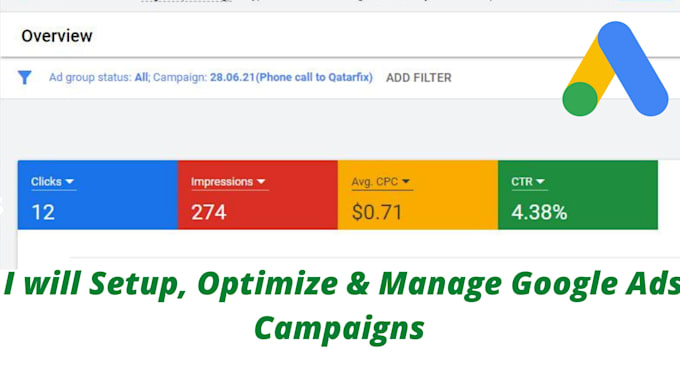 Setup, optimize, and manage google ads campaigns by Zahid1001114 | Fiverr