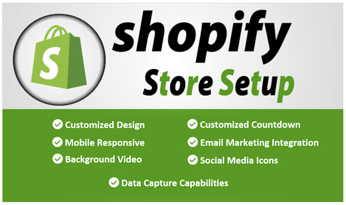 set up shopify store coming soon page