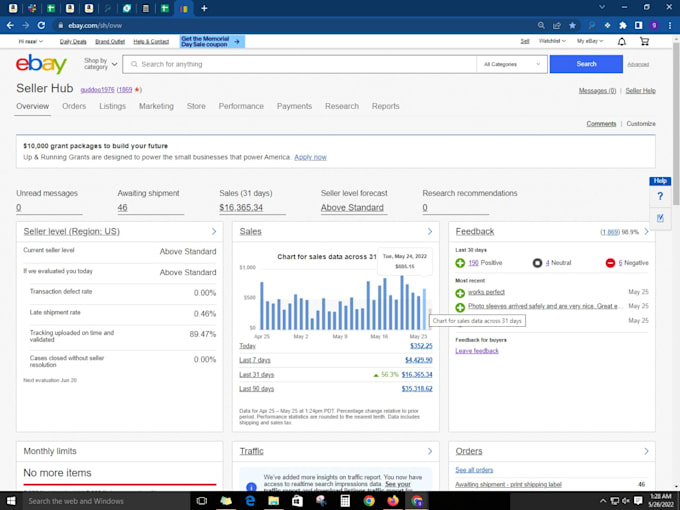 manage ebay australia, USA, UK accounts for dropshipping