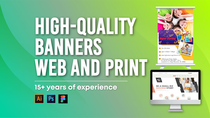 design web banner ads or display ads for youtube, google, shopify or etsy