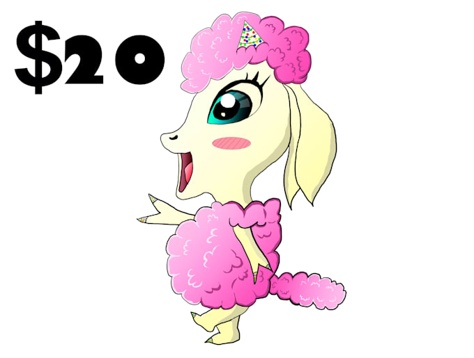 do animal character design for you