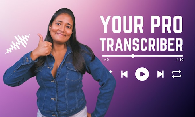 transcribe your audio or video clip fast and accurately