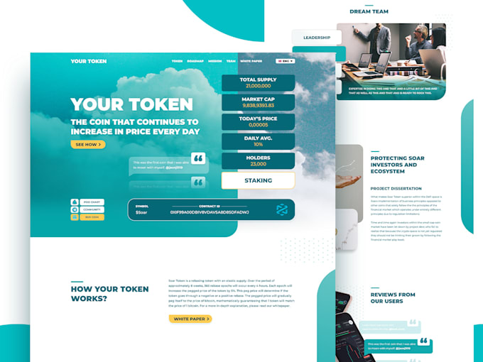 create professional uiux landing page design