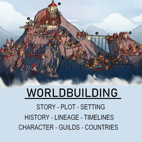 World build a story and characters for your fantasy world by Foretich