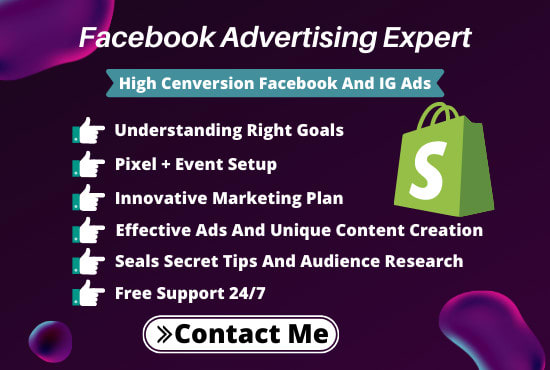 create high conversion shopify facebook ads campaign