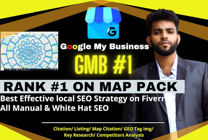boost local SEO gmb listing and ranking service for google map pack rank