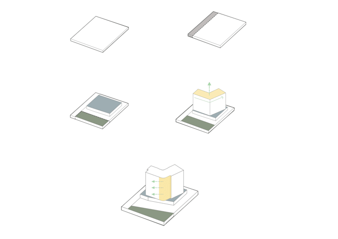 create architectural concept diagrams and schemes
