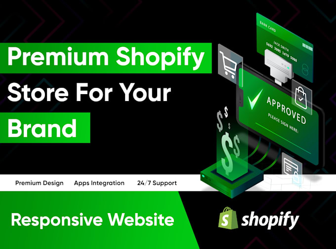build a shopify store or dropshipping ecommerce store