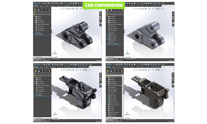 do reverse engineering and conversion cad files