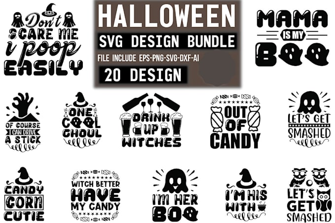 Download Halloween Svg Tshirt Design By Massiveplr Fiverr
