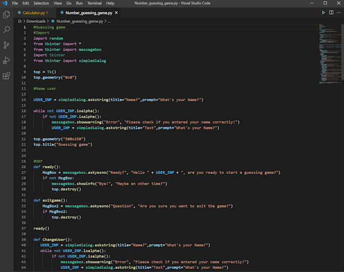Make a program for you using python, html, css or sql by Andrebormans ...