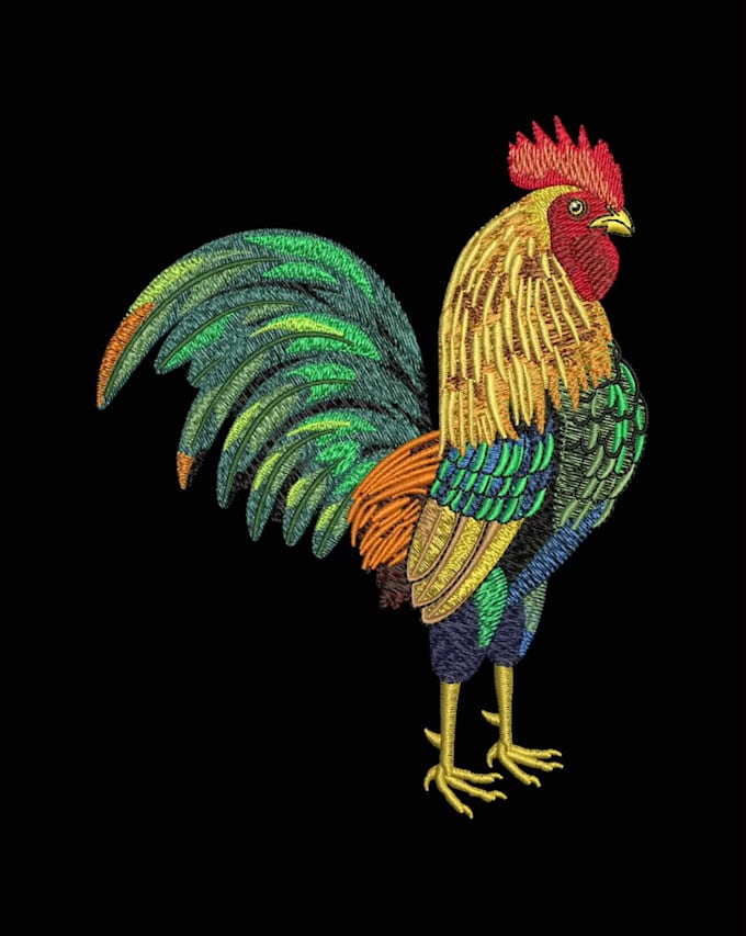 Digitize logo in embroidery digitizing dst by Embroiderymart Fiverr