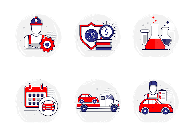 Design awesome icon set for website and mobile app by Tracingstudio ...