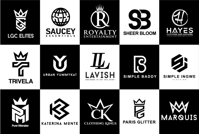 Design luxury monogram streetwear urban fashion and clothing brand logo ...