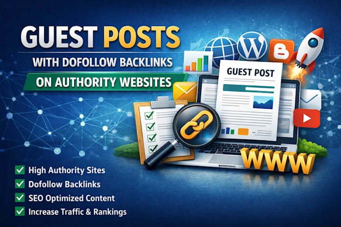 do guest post with dofollow backlinks on authority websites