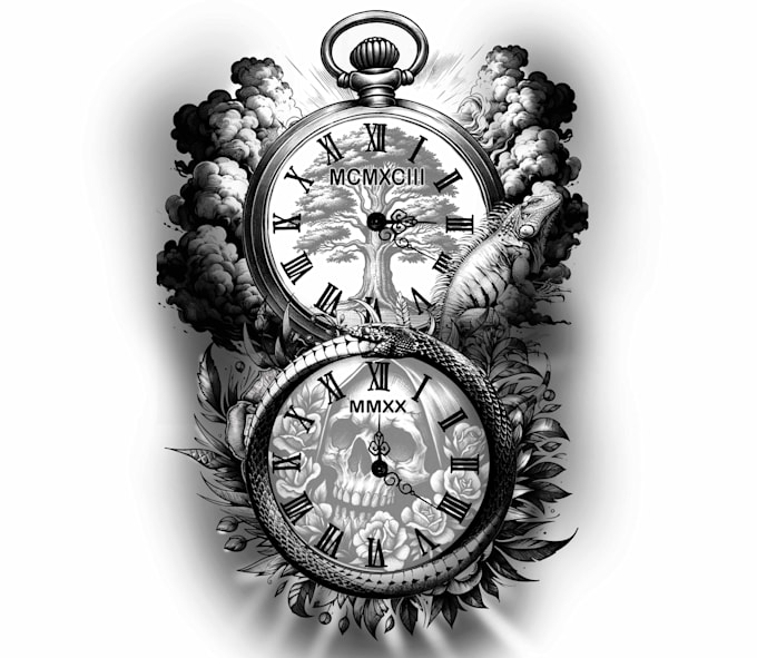 draw a custom tattoo design for you