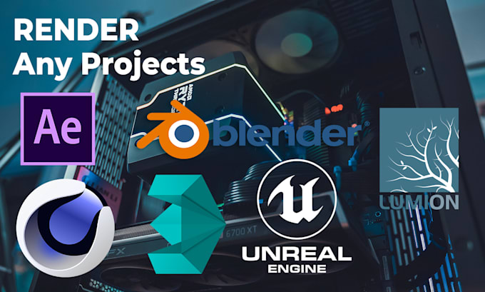 Render your after effects and 3d rendering projects by Plushive